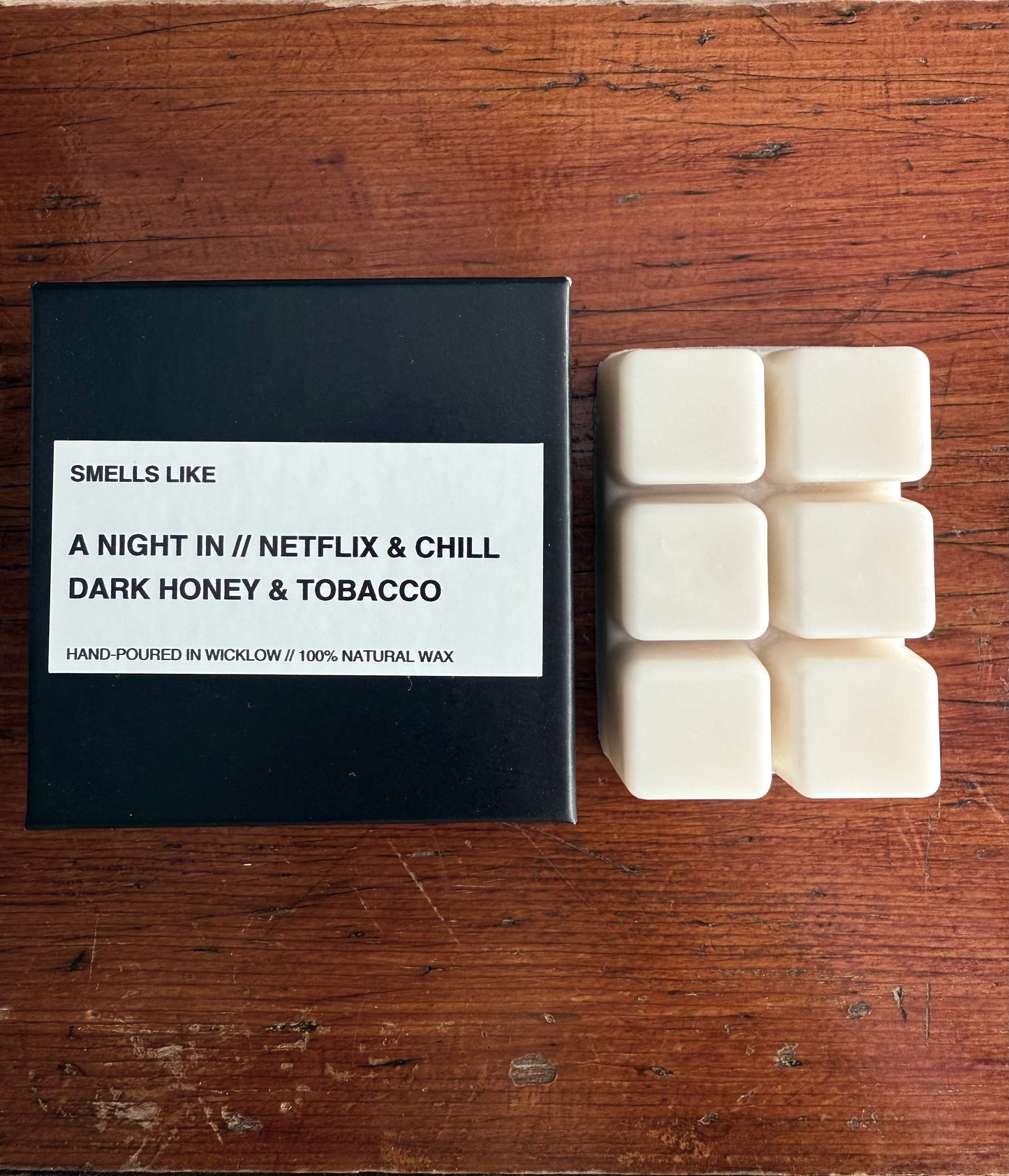 Smells Like Dark Honey & tobacco scented Luxury wax melts - 100% natural hand-poured soy wax melts - Made in Wicklow Ireland