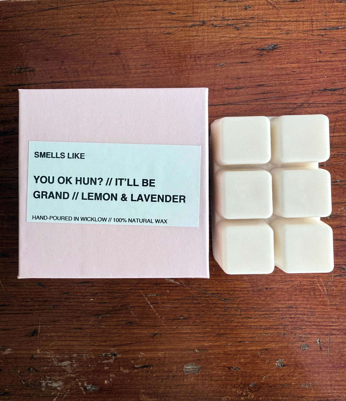 Smells Like It'll Be Grand Luxury wax melts – lemon and lavender - 100% natural hand-poured wax melts - Made in Wicklow Ireland