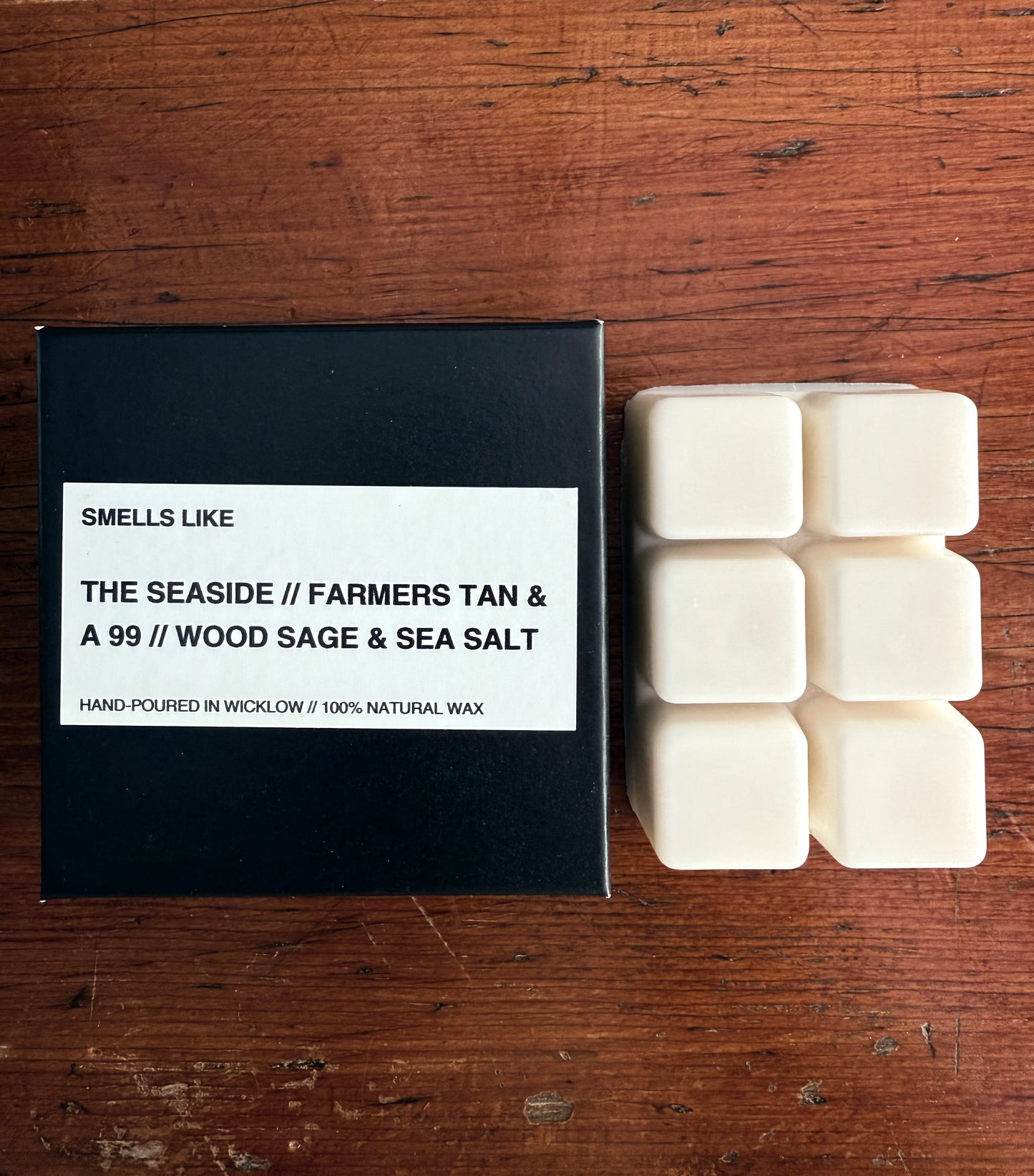 Smells Like Jo Malone Wood Sage and Sea Salt Inspired Luxury wax melts – bergamot, sage and amber - 100% natural hand-poured wax melts - Made in Wicklow Ireland