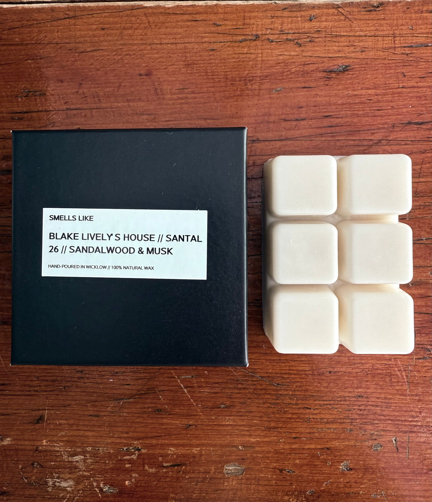 Smells Like Le Labo Santal 26 inspired scented Luxury soy wax melts - 100% natural hand-poured soy wax melts - Made in Wicklow Ireland