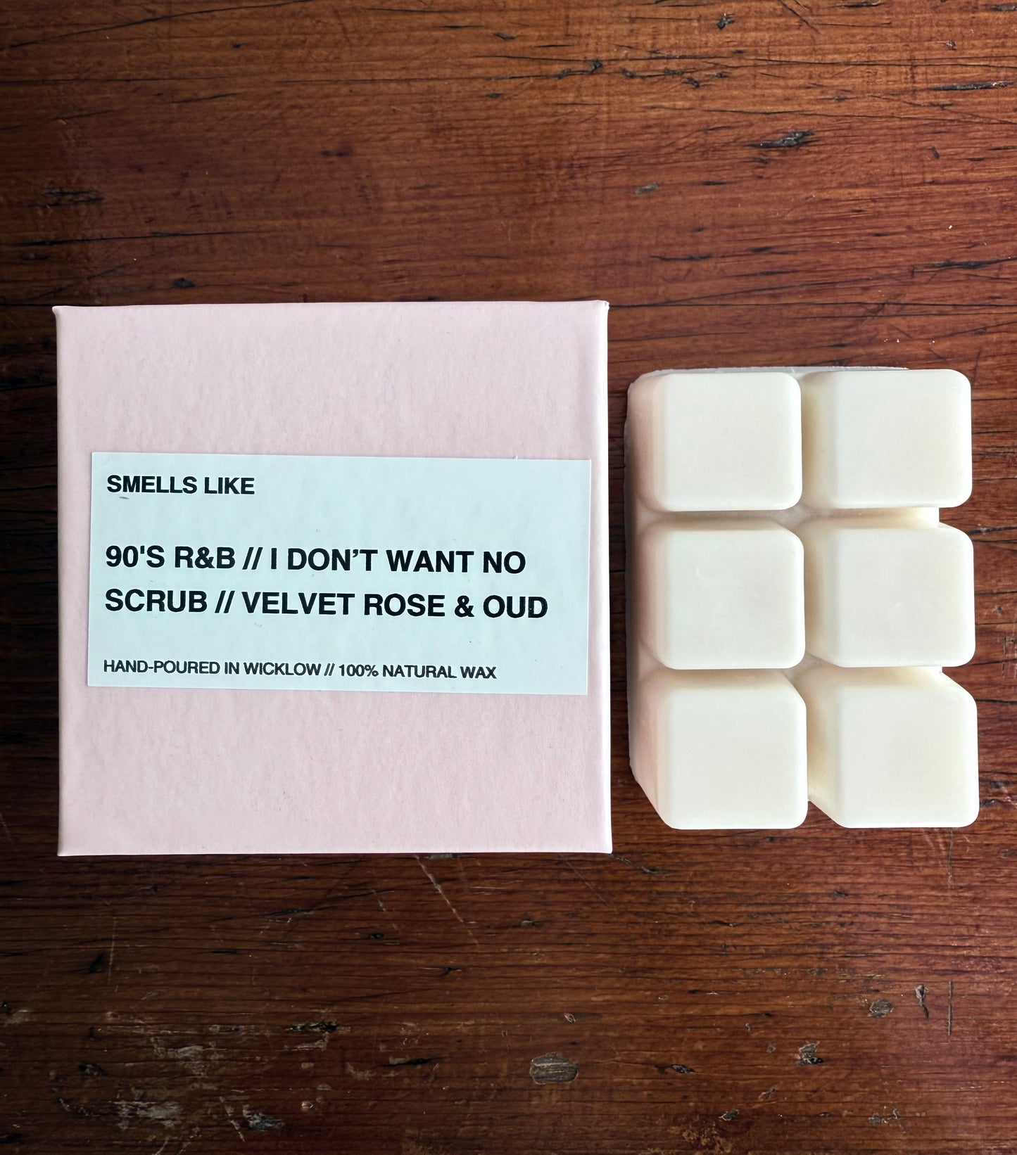 Smells Like Jo Malone Velvet Rose & Oud Inspired Luxury wax melts - 100% natural hand-poured soy wax melts - Made in Wicklow Ireland