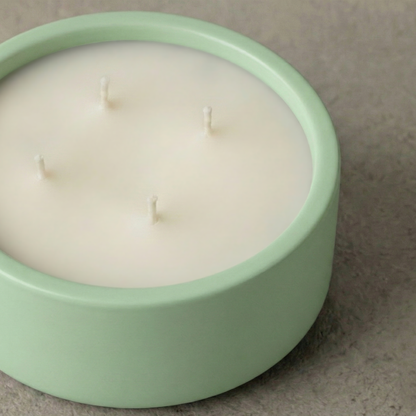 SEYCHELLES // 390G LARGE 4 WICK CERAMIC CANDLE