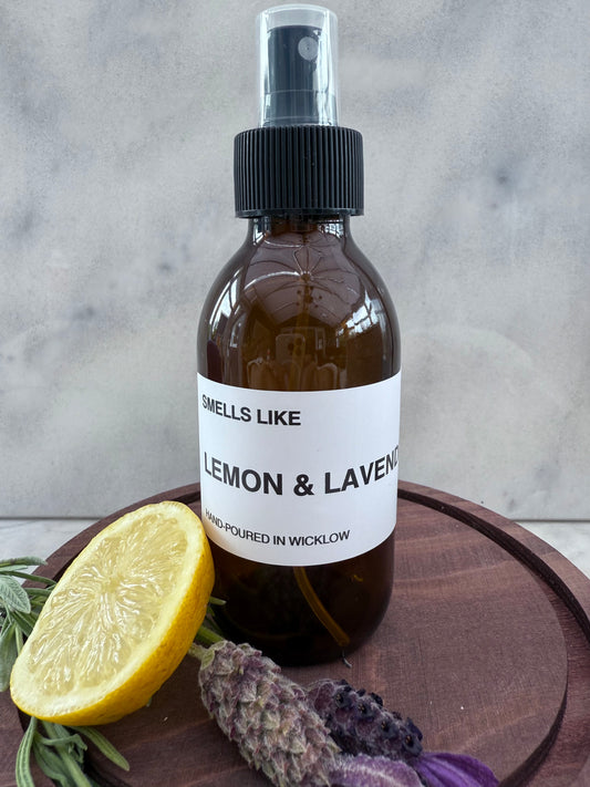 Smells Like Lemon and Lavender room and linen spray - 150ml room and linen spray - Made in Wicklow Ireland
