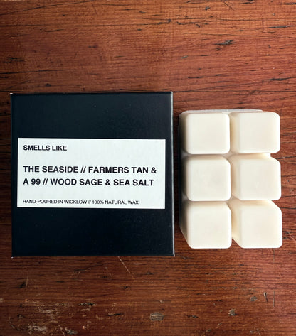 Smells Like Jo Malone Wood Sage and Sea Salt Inspired Luxury wax melts – bergamot, sage and amber - 100% natural hand-poured wax melts - Made in Wicklow Ireland