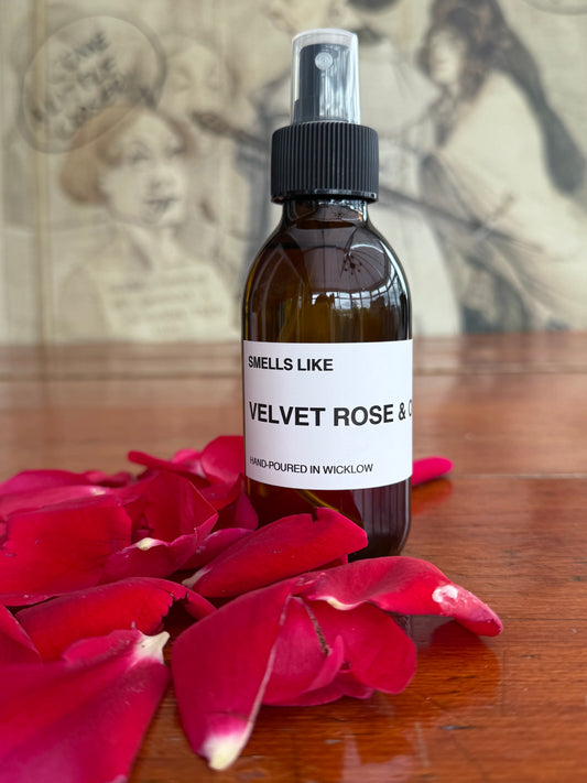 Smells Like Jo Malone Velvet Rose and Oud Inspired room and linen spray -  150ml room and linen spray - Made in Wicklow Ireland