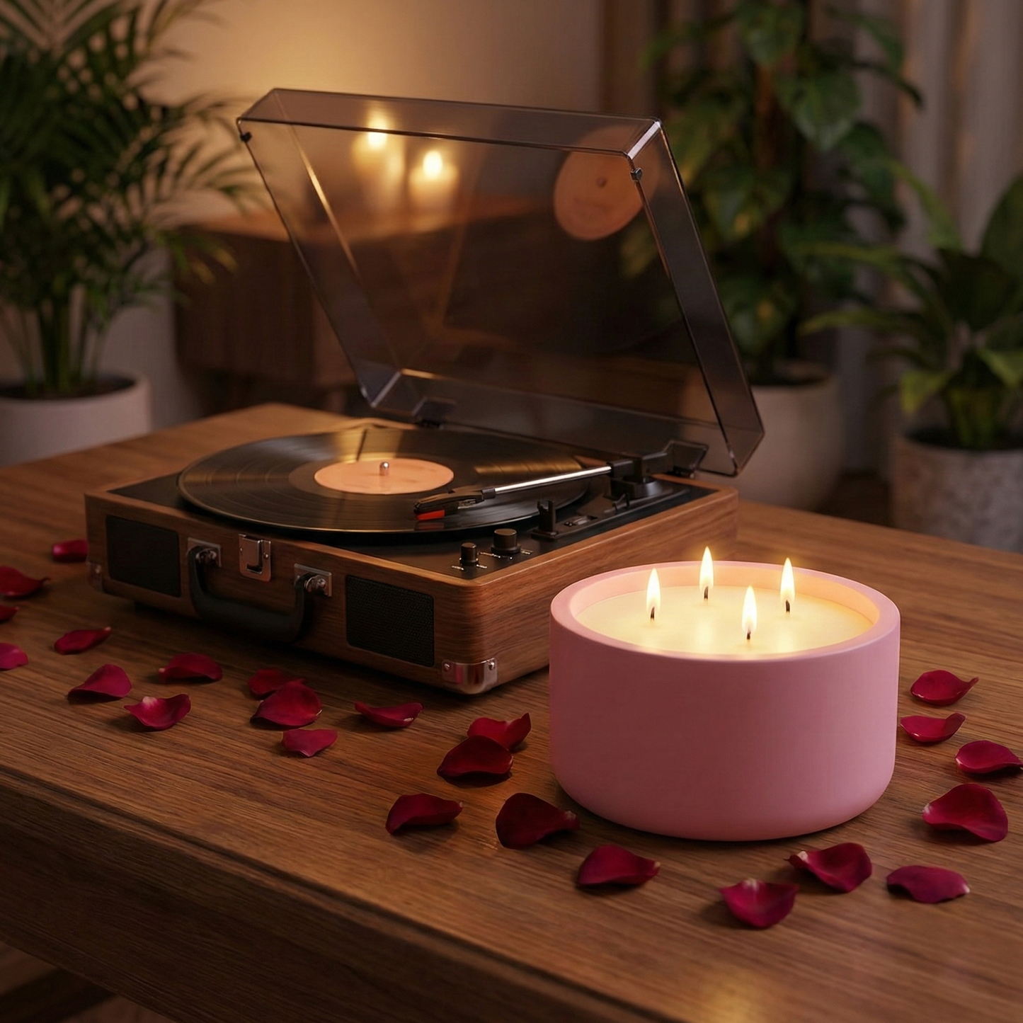 VELVET ROSE & OUD // 390G LARGE 4 WICK CERAMIC CANDLE