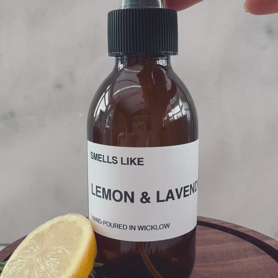 Smells Like Lemon and Lavender room and linen spray - 150ml room and linen spray - Made in Wicklow Ireland