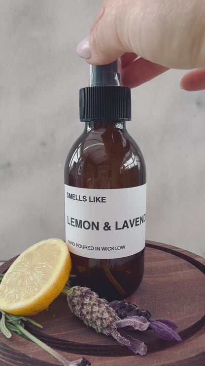 Smells Like Lemon and Lavender room and linen spray - 150ml room and linen spray - Made in Wicklow Ireland